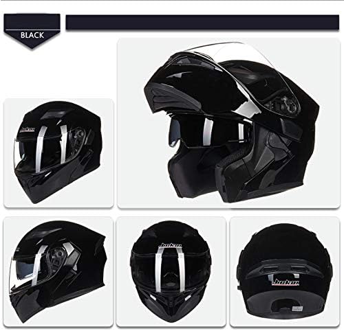 Motorcycle Helmet Dual Visor Sun Shield Flip up