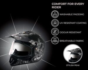 Vega Off Road Sketch Full Face Helmet