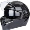 Motorcycle Helmet Dual Visor Sun Shield Flip up