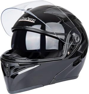 Motorcycle Helmet Dual Visor Sun Shield Flip up